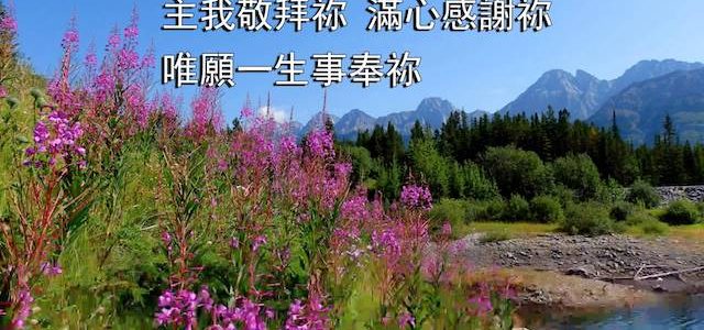 讚美詩歌-主啊，有誰能像祢
